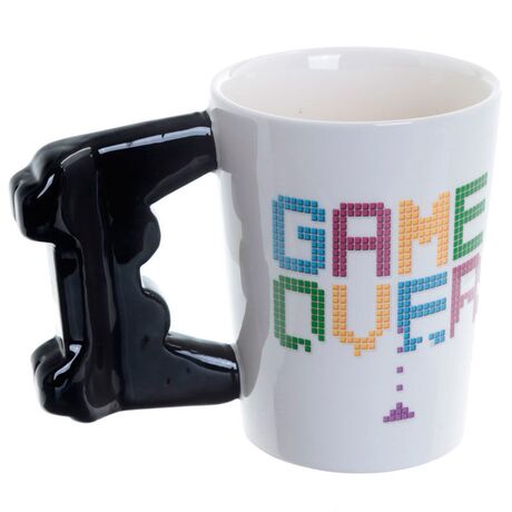 Game Over Controller shaped handle mug 5055071719981