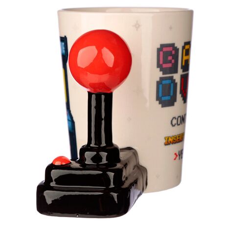 Game Over Joystick Arcade shaped handle mug 5055071741883