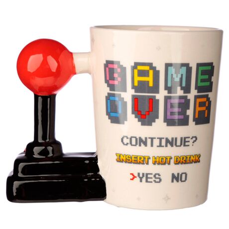 Game Over Joystick Arcade shaped handle mug 5055071741883