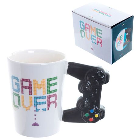 Game Over Controller shaped handle mug 5055071719981