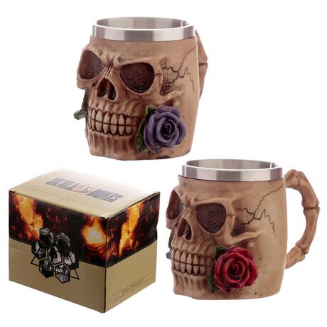 Skulls and Roses assorted tankard 5055071750298