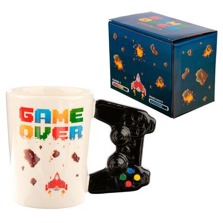 Game Over Controller Videogame shaped handle mug 5055071735714