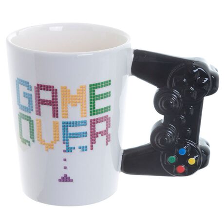 Game Over Controller shaped handle mug 5055071719981