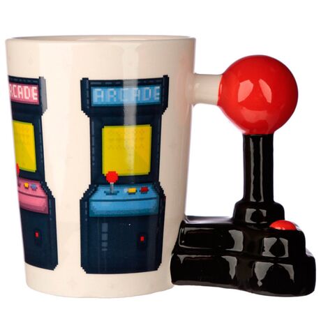 Game Over Joystick Arcade shaped handle mug 5055071741883