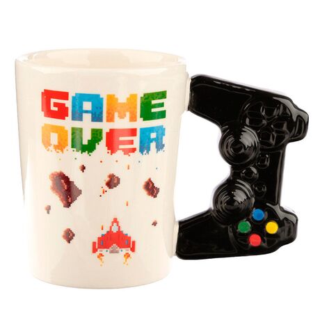 Game Over Controller Videogame shaped handle mug 5055071735714