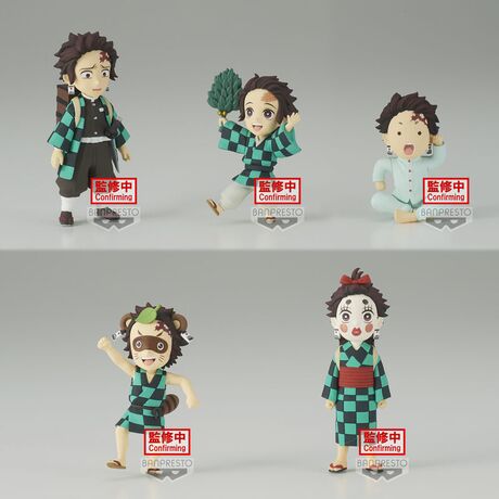 Pack 12 figures Demon Slayer Kimetsu no Yaiba Tanjiro Kamado 7cm (Τυχαία Επιλογή)