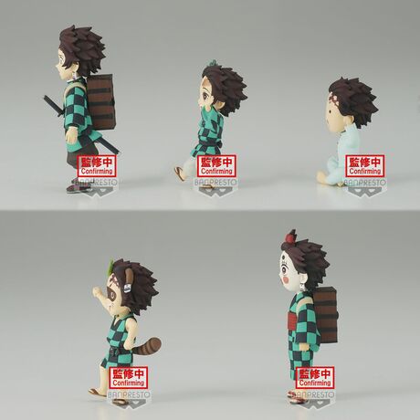 Pack 12 figures Demon Slayer Kimetsu no Yaiba Tanjiro Kamado 7cm (Τυχαία Επιλογή)