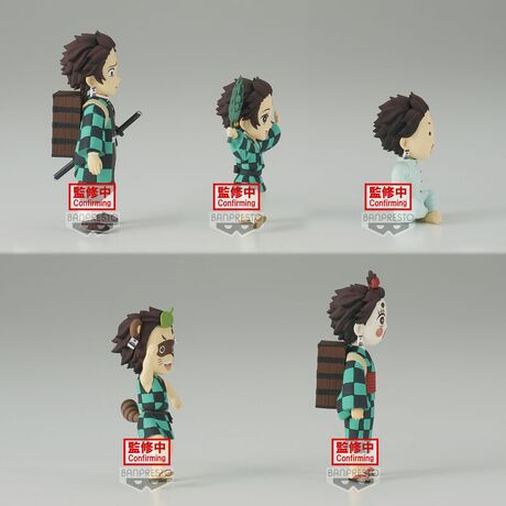 Pack 12 figures Demon Slayer Kimetsu no Yaiba Tanjiro Kamado 7cm (Τυχαία Επιλογή)