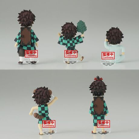 Pack 12 figures Demon Slayer Kimetsu no Yaiba Tanjiro Kamado 7cm (Τυχαία Επιλογή)