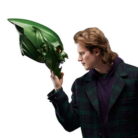 HASBRO Marvel Spider-Man: No Way Home Green Goblin Premium Roleplay Helmet