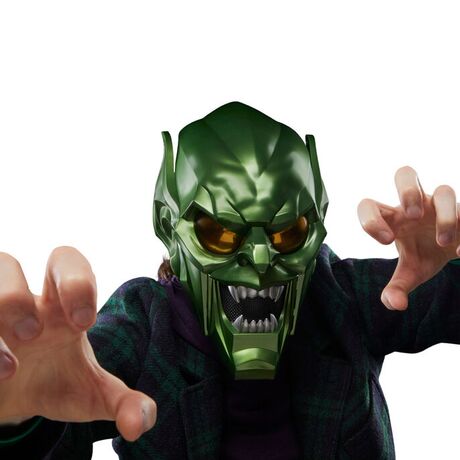 HASBRO Marvel Spider-Man: No Way Home Green Goblin Premium Roleplay Helmet