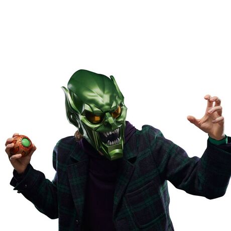 HASBRO Marvel Spider-Man: No Way Home Green Goblin Premium Roleplay Helmet