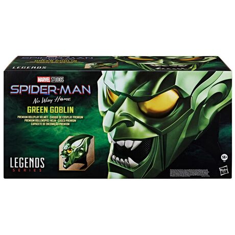 HASBRO Marvel Spider-Man: No Way Home Green Goblin Premium Roleplay Helmet