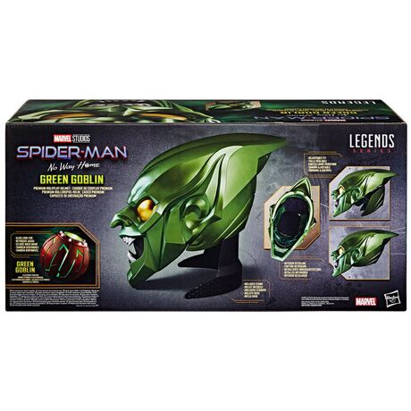 HASBRO Marvel Spider-Man: No Way Home Green Goblin Premium Roleplay Helmet