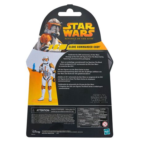Star Wars Revenge of the Sith Clone Commander Cody figure 15cm 5010996292049