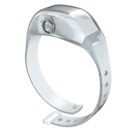 SQUEEZYBAND Transparent Adjustable Gel Dispenser Adult Bracelet