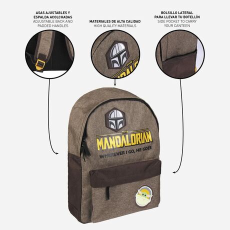 Star Wars Mandalorian Yoda backpack 44cm 8445484023084