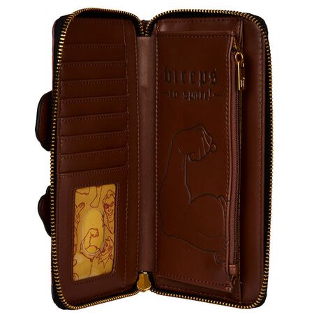 LOUNGEFLY Loungefly  Disney Beauty and the Beast Villains Gaston Scene wallet