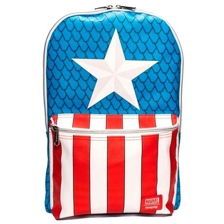 Loungefly Marvel Captain America backpack with pin 45cm 671803375697