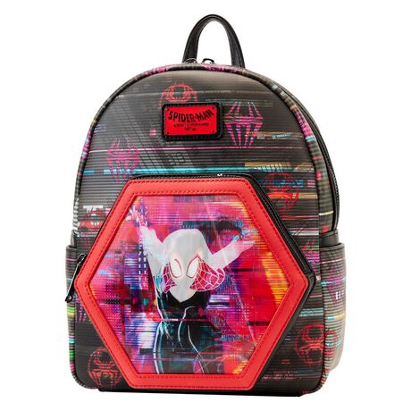 Loungefly Marvel Spiderman Across the Spider-Verse Lenticular backpack 27cm 671803441880