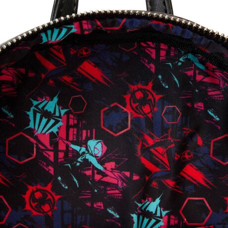Loungefly Marvel Spiderman Across the Spider-Verse Lenticular backpack 27cm 671803441880