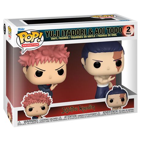 FUNKO POPS Jujutsu Kaisen S2 Yuji Itadori & Aoi Todo 2 Pack 72041