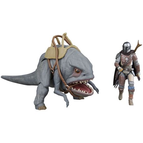 Star Wars The Mandalorian - Blurrg & Mandalorian set 2 figures 9,5cm 5010996254702