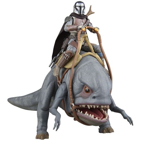 Star Wars The Mandalorian - Blurrg & Mandalorian set 2 figures 9,5cm 5010996254702