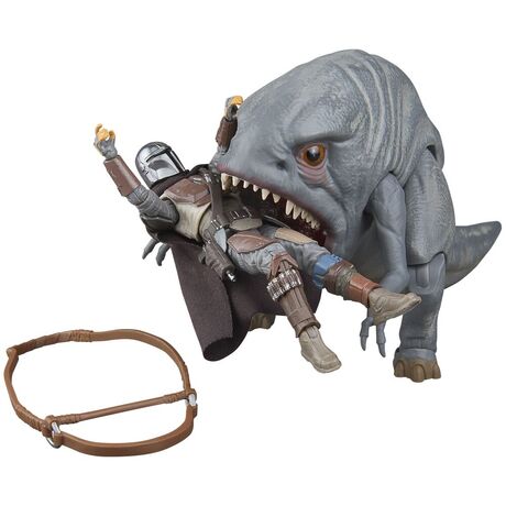 Star Wars The Mandalorian - Blurrg & Mandalorian set 2 figures 9,5cm 5010996254702