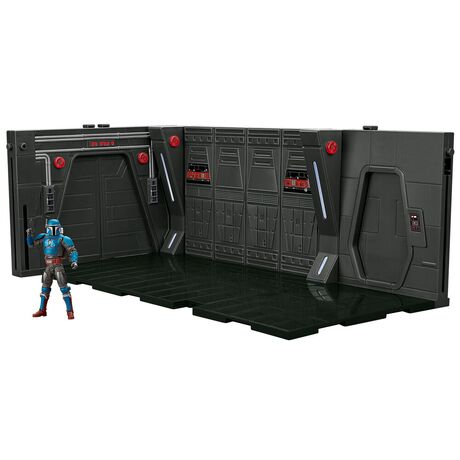 Star Wars Playset Moff Gideons Imperial Light Cruiser Hallway + Mandalorian Privateer figure 9,5cm 5010996204424