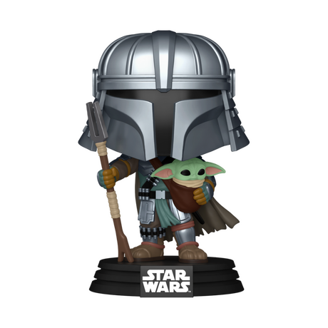 POP figure Star Wars Impressions  Mandalorian with Grogu Exclusive 889698851886