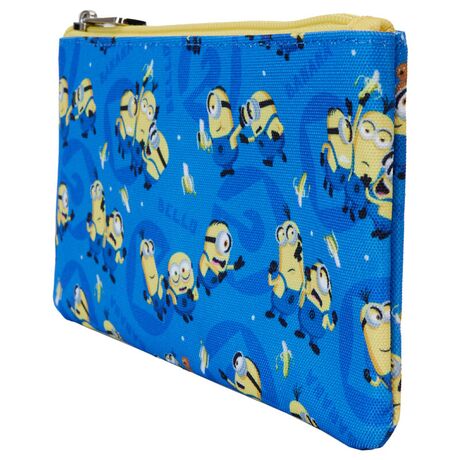 LOUNGEFLY Loungefly Despicable Me Minions nylon zipper wrislet wallet