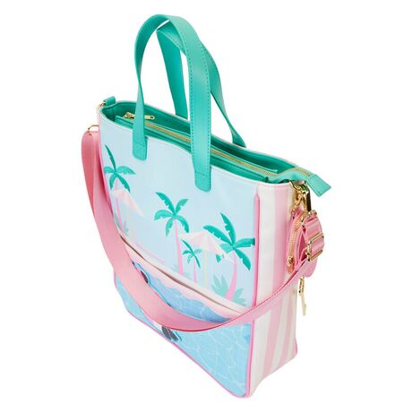Loungefly Disney Minnie Vacation Style tote bag + coin purse 671803514430