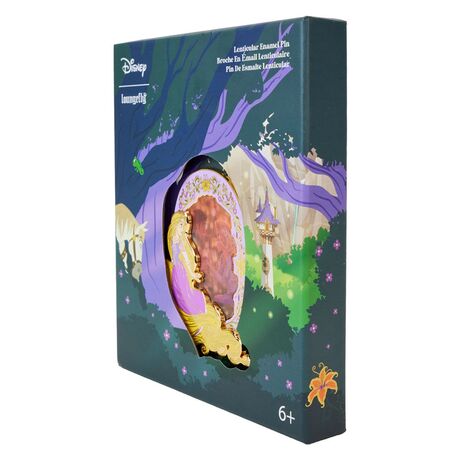 LOUNGEFLY Loungefly Disney Rapunzel lenticular pin