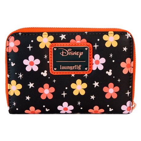 LOUNGEFLY Loungefly Disney Mickey & Minnie Floral Ghost wallet