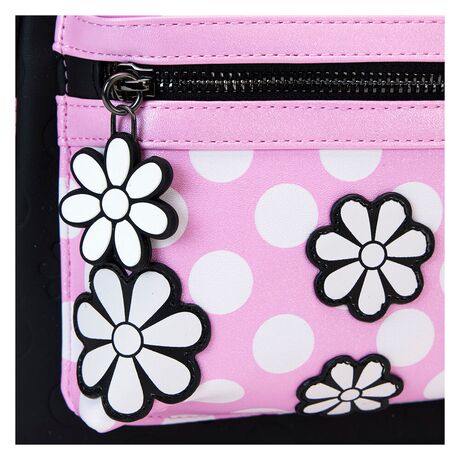 Loungefly Disney Minnie Floral Rock the Dots backpack 671803534223