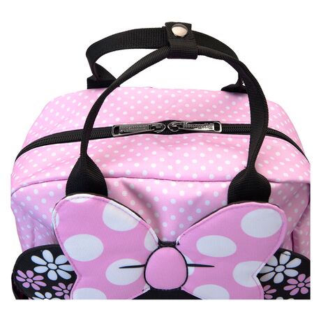 Loungefly Disney Minnie Floral Rock the Dots nylon backpack 671803534230