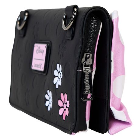 Loungefly Disney Minnie Floral Rock the Dots shoulder bag 671803534254