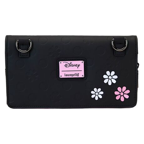 Loungefly Disney Minnie Floral Rock the Dots shoulder bag 671803534254
