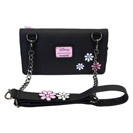 Loungefly Disney Minnie Floral Rock the Dots shoulder bag 671803534254