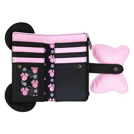 LOUNGEFLY Loungefly Disney Minnie Floral Rock the Dots wallet