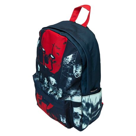 Loungefly IT Pennywise I Heart nylon backpack 44cm 671803534506