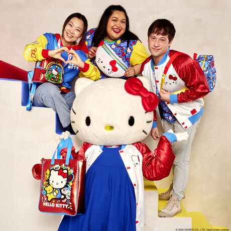Loungefly - Hello Kitty and Friends 50th Anniversary Tote Bag with Coin Bag 27cm