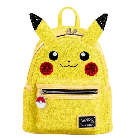 FUNKO Loungefly Mini Zaino Pokemon Pikachu Sequin PMBK0218