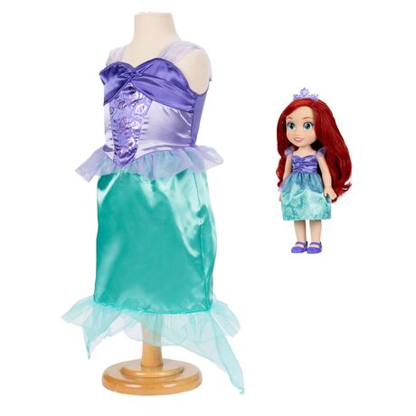 JAKKS PACIFIC Disney The Little Mermaid Ariel doll + costume 38cm