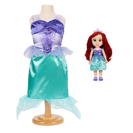 JAKKS PACIFIC Disney The Little Mermaid Ariel doll + costume 38cm
