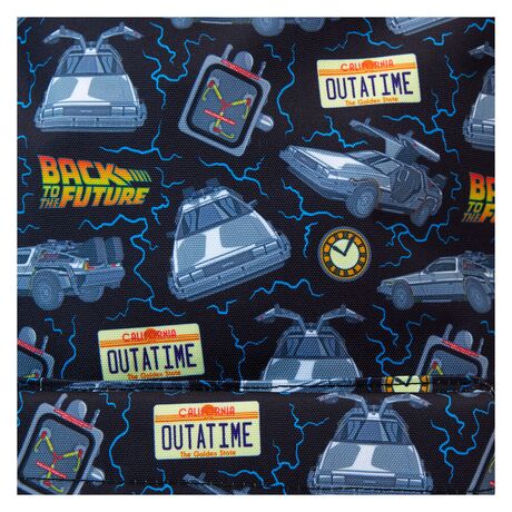 Loungefly Back to the Future 40th Anniversary nylon backpack 44cm 671803536760