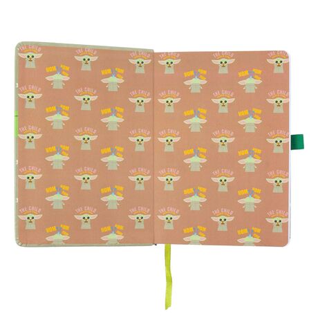 CERDÁ Stars Wars The Mandalorian Yoda Child A5 faux-leather notebook