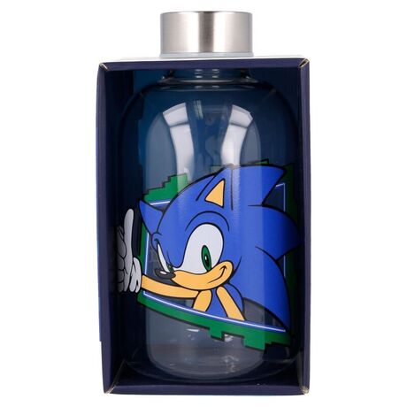 STOR Sonic The Hedgehog glass bottle 620ml