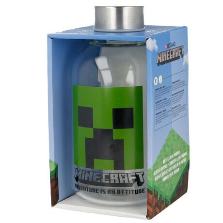 STOR Minecraft glass bottle 620ml